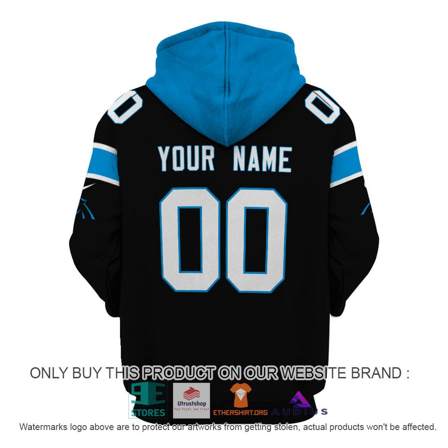 personalized carolina panthers black blue hoodie shirt 4 33195