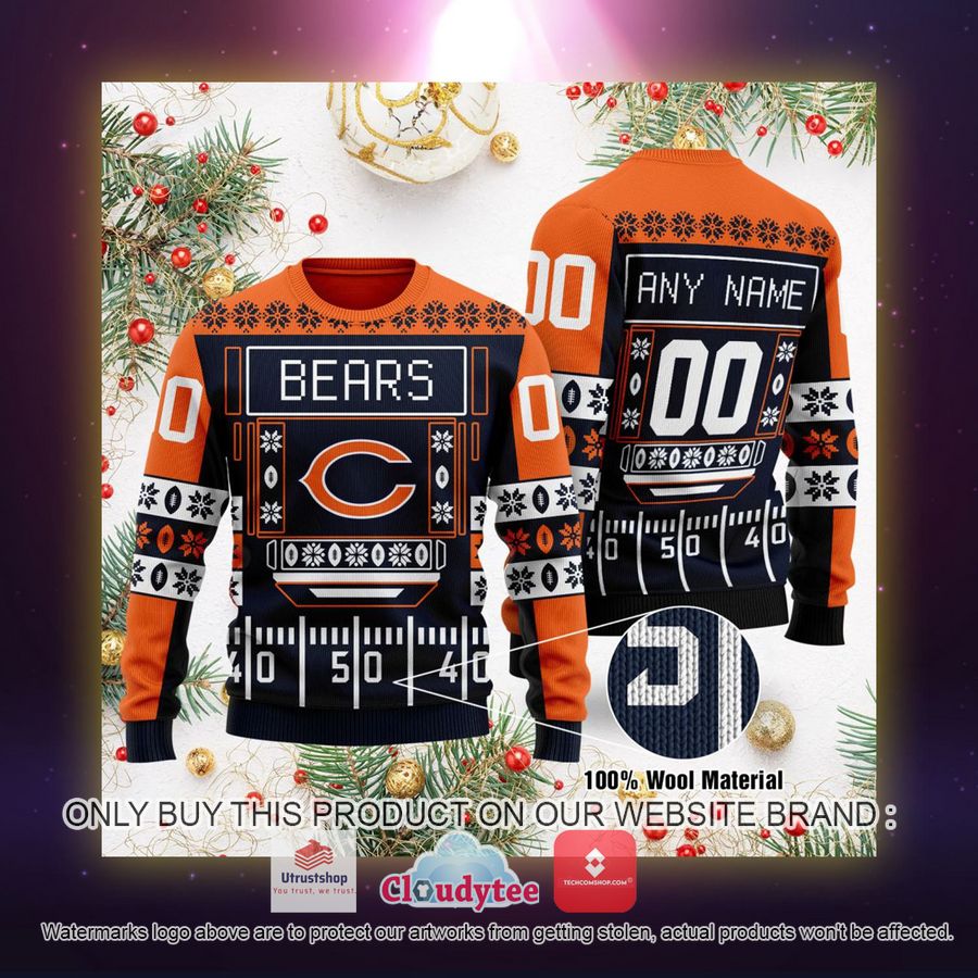 personalized chicago bears nfl ugly sweater 2 60853