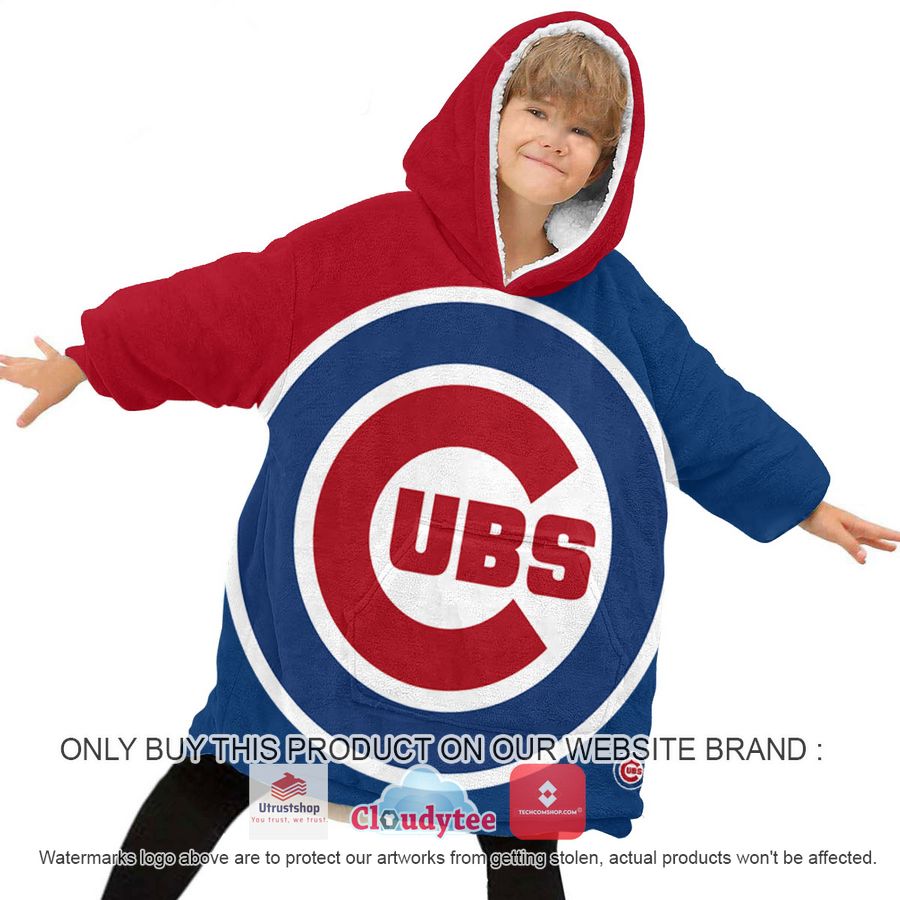 personalized chicago cubs oodie blanket hoodie 6 23030