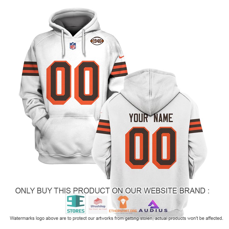 personalized cleveland browns white hoodie shirt 1 59574