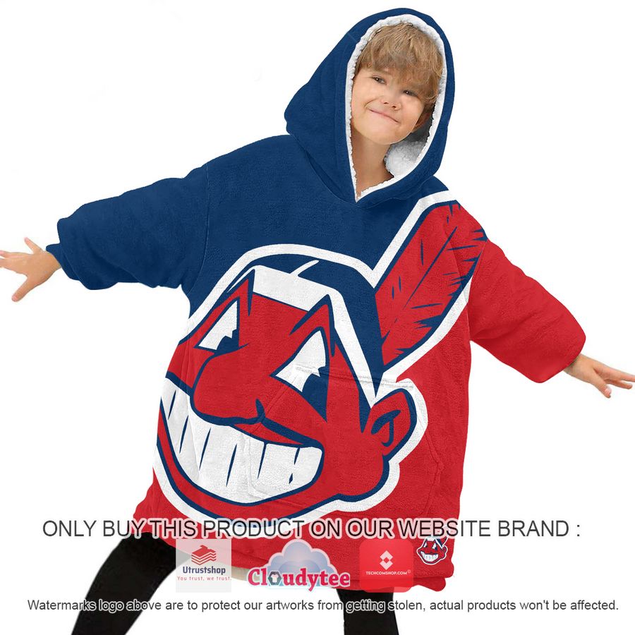 personalized cleveland indians oodie blanket hoodie 6 14821