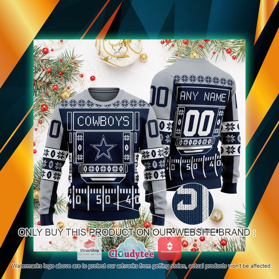 personalized dallas cowboys nfl ugly sweater 1 64985