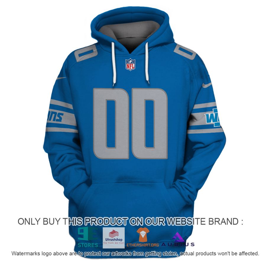personalized detroit lions blue hoodie shirt 2 51219
