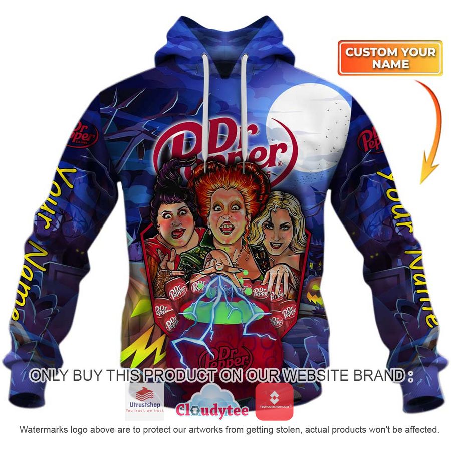 personalized dr pepper hocus pocus halloween hoodie shirt 2 94146
