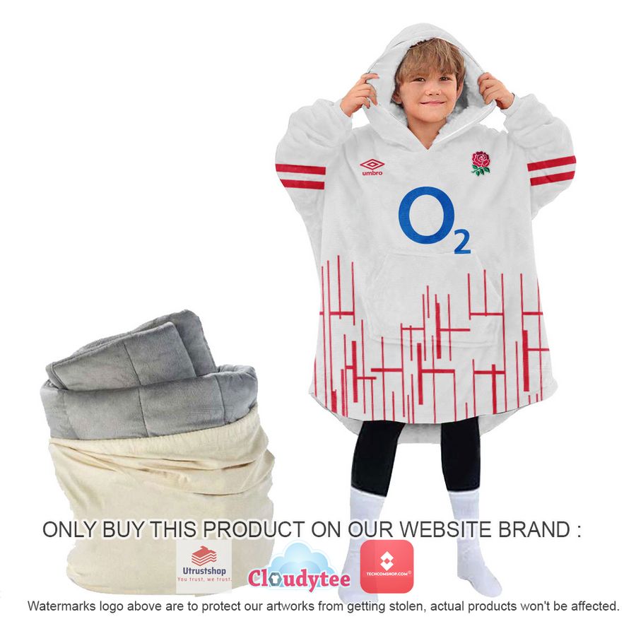personalized england rugby white oodie blanket hoodie 4 64305