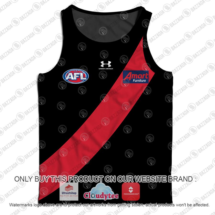 personalized essendon bombers afl vintage guernsey amart tank top 2 85006
