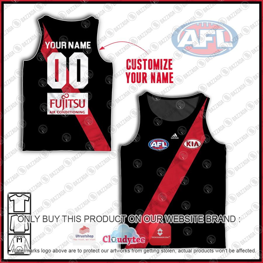 personalized essendon bombers afl vintage guernsey kia tank top 1 97860