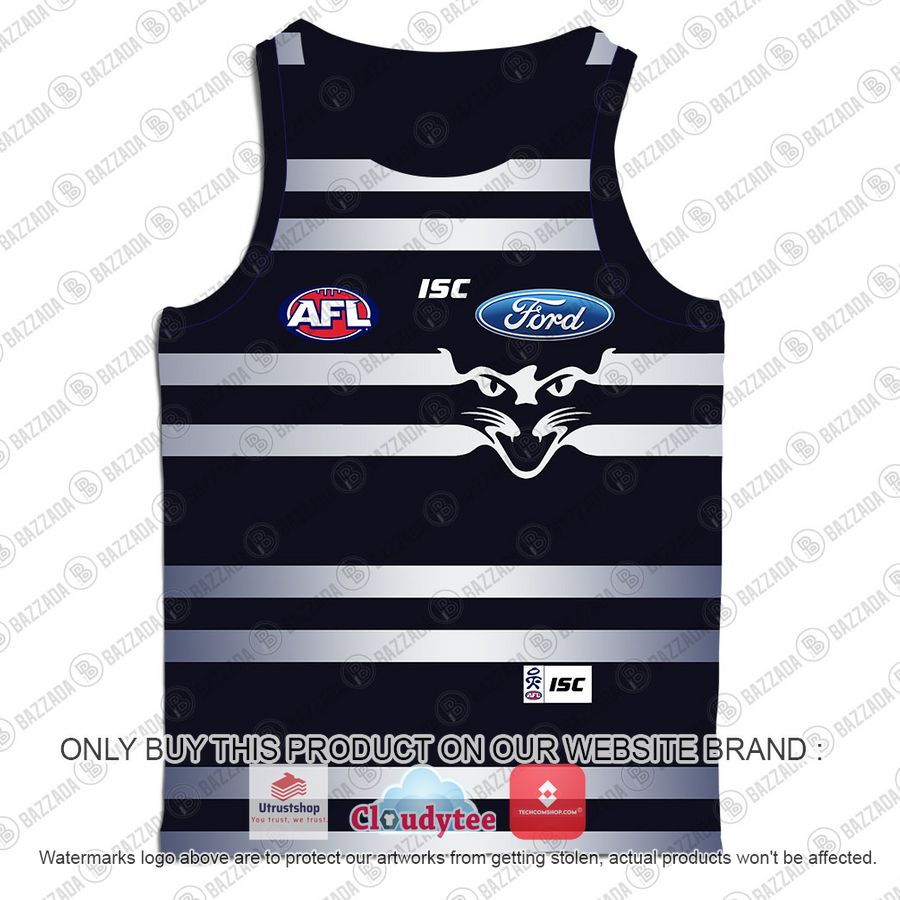 personalized geelong cats football club vintage retro afl ford stripe tank top 2 87062