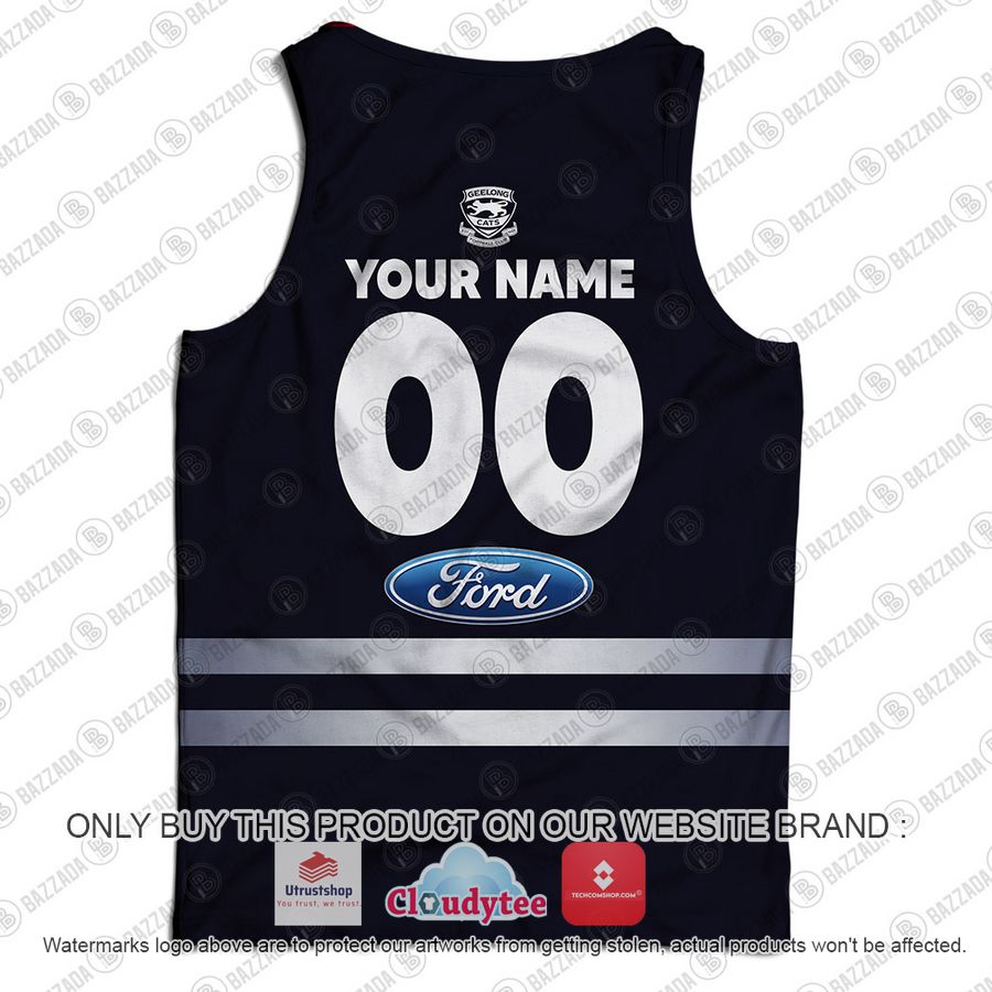 personalized geelong cats football club vintage retro afl ford stripe tank top 3 2765