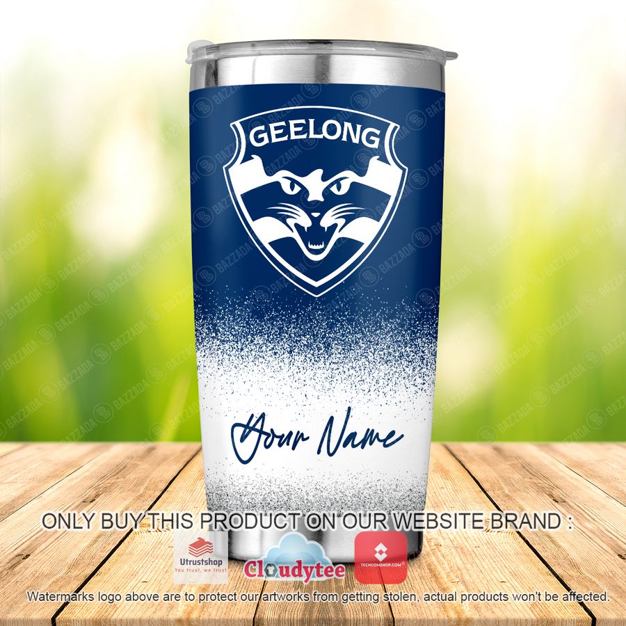 personalized geelong cats tumbler 3 37298
