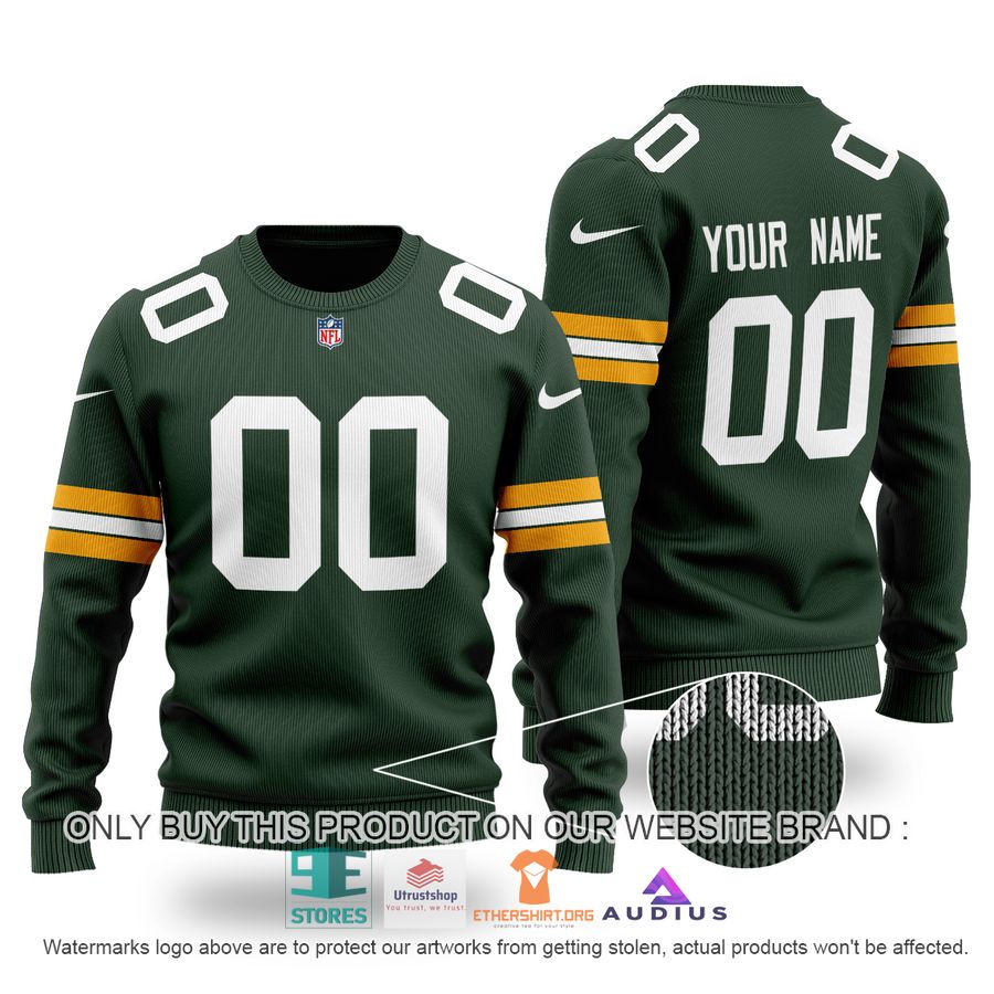 personalized green bay packers green ugly sweater 1 82421