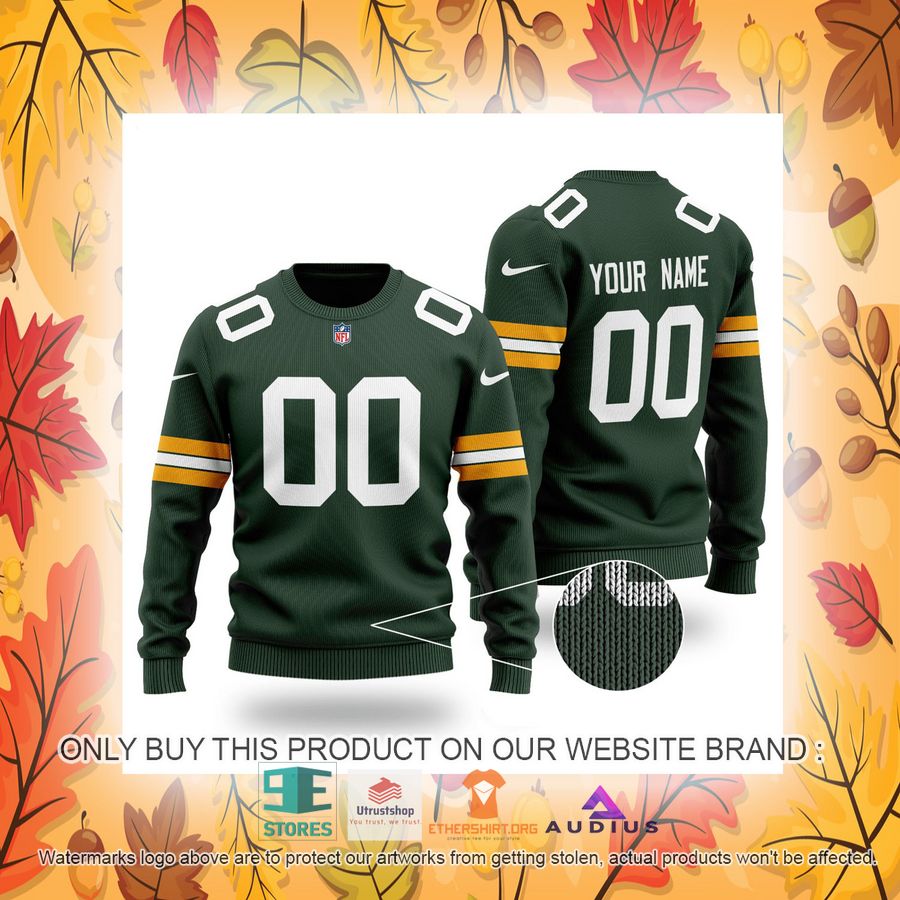 personalized green bay packers green ugly sweater 4 71308