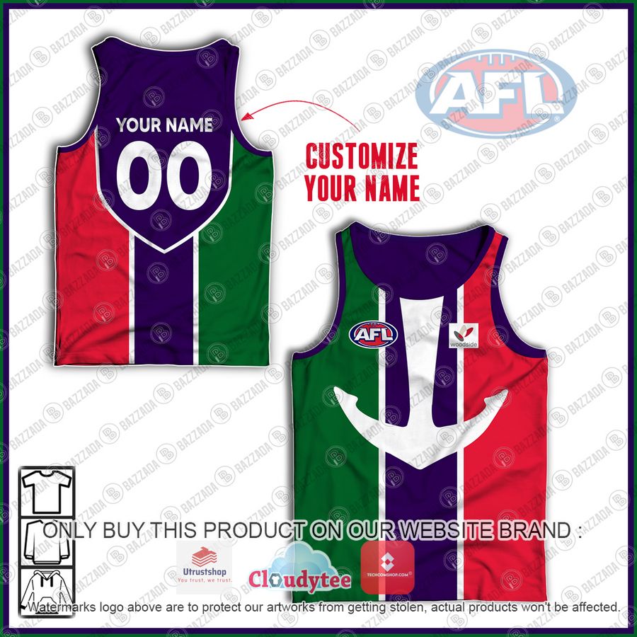 personalized guernsey fremantle dockers home footy jumper afl 2018 tank top 1 61301