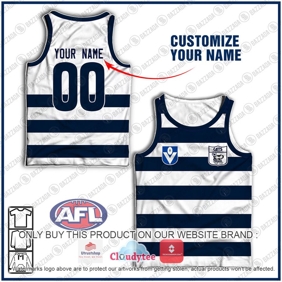 personalized guernsey geelong football club vintage retro afl guernsey 80s tank top 1 17174