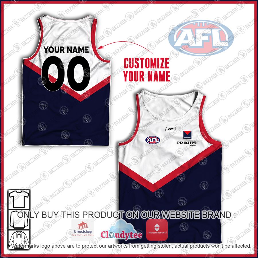 personalized guernsey melbourne demons football club vintage retro afl primus tank top 1 64758