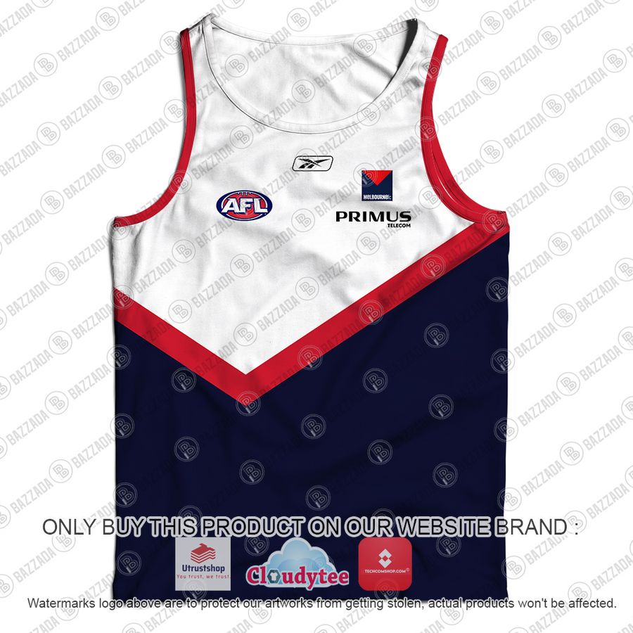 personalized guernsey melbourne demons football club vintage retro afl primus tank top 2 46404