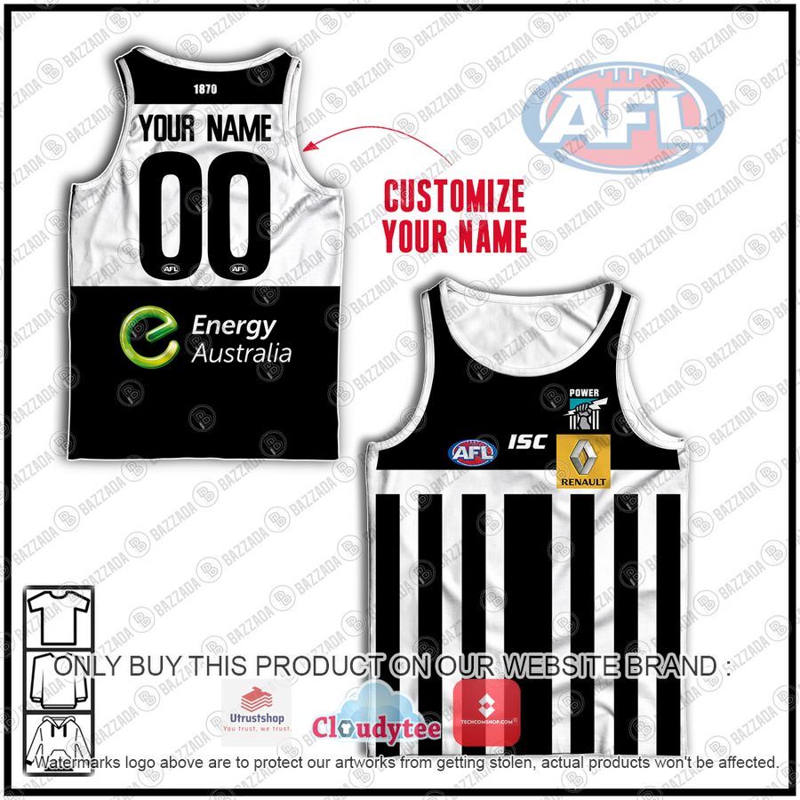 personalized guernsey port adelaide football club afl 2014 elemination final heritage prison bars tank top 1 15021
