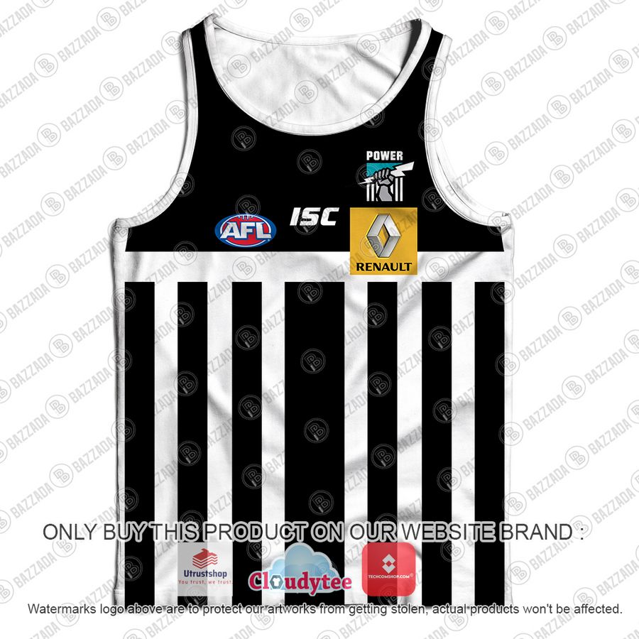 personalized guernsey port adelaide football club afl 2014 elemination final heritage prison bars tank top 2 83435