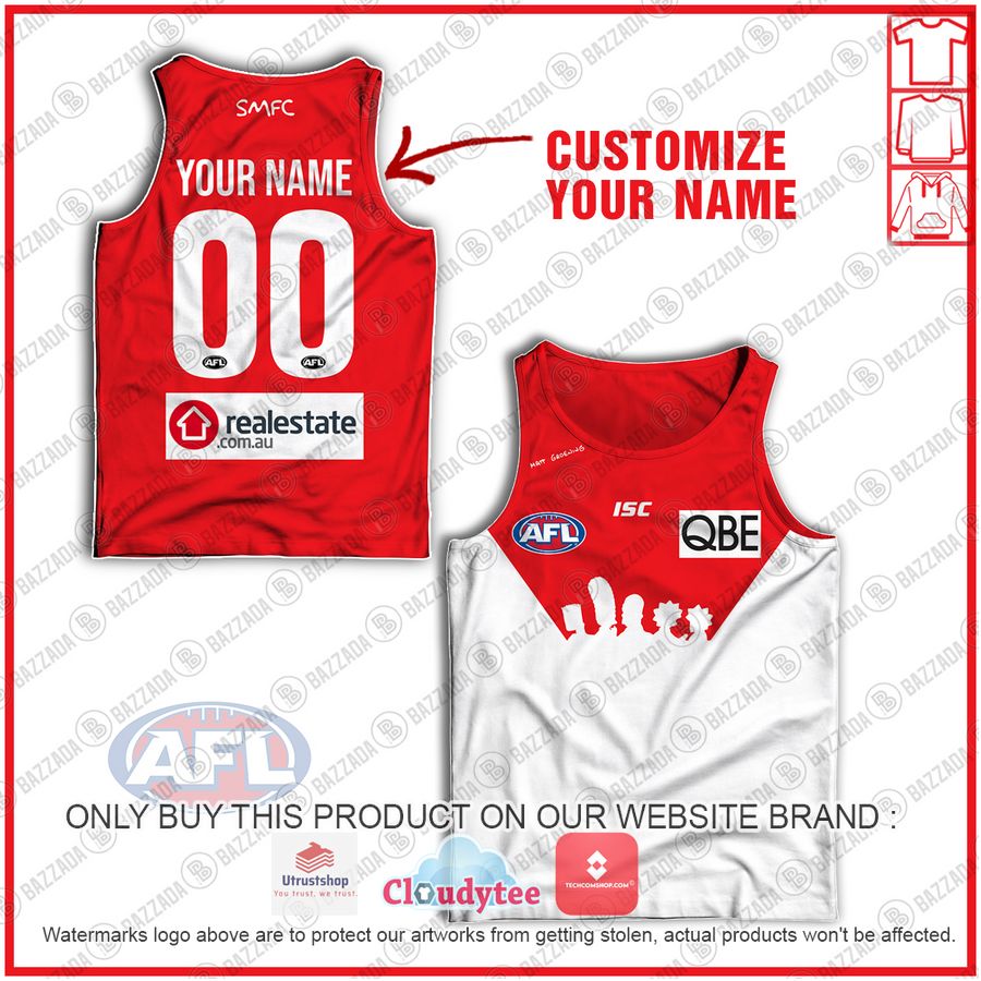 personalized guernsey sydney swans the simpsons tank top 1 66853