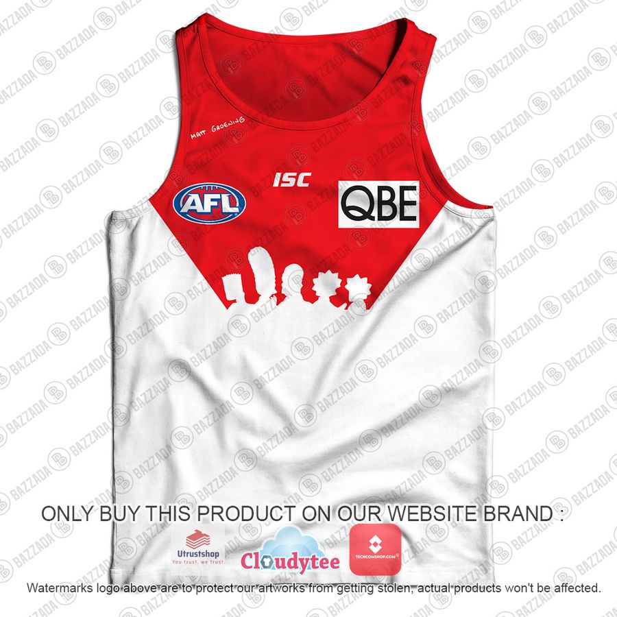 personalized guernsey sydney swans the simpsons tank top 2 8437