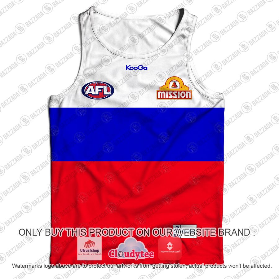 personalized guernsey western bulldogs afl 2013 tank top 2 66134