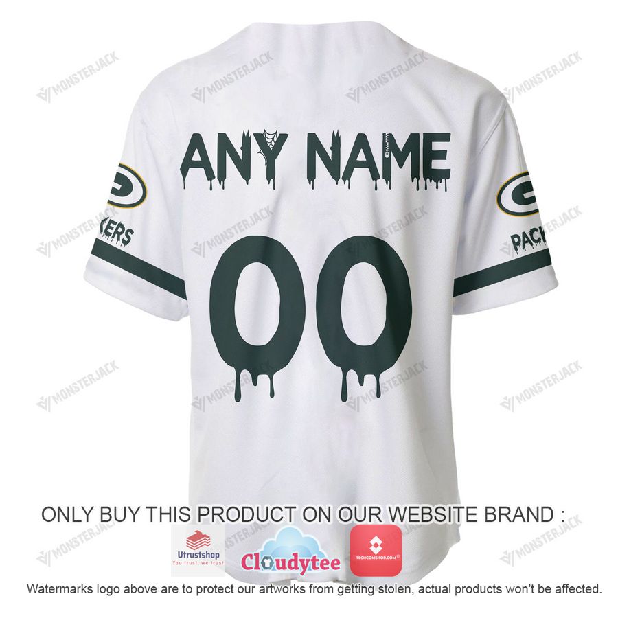 personalized halloween nfl green bay packers michael myers baseball jersey 2 68738