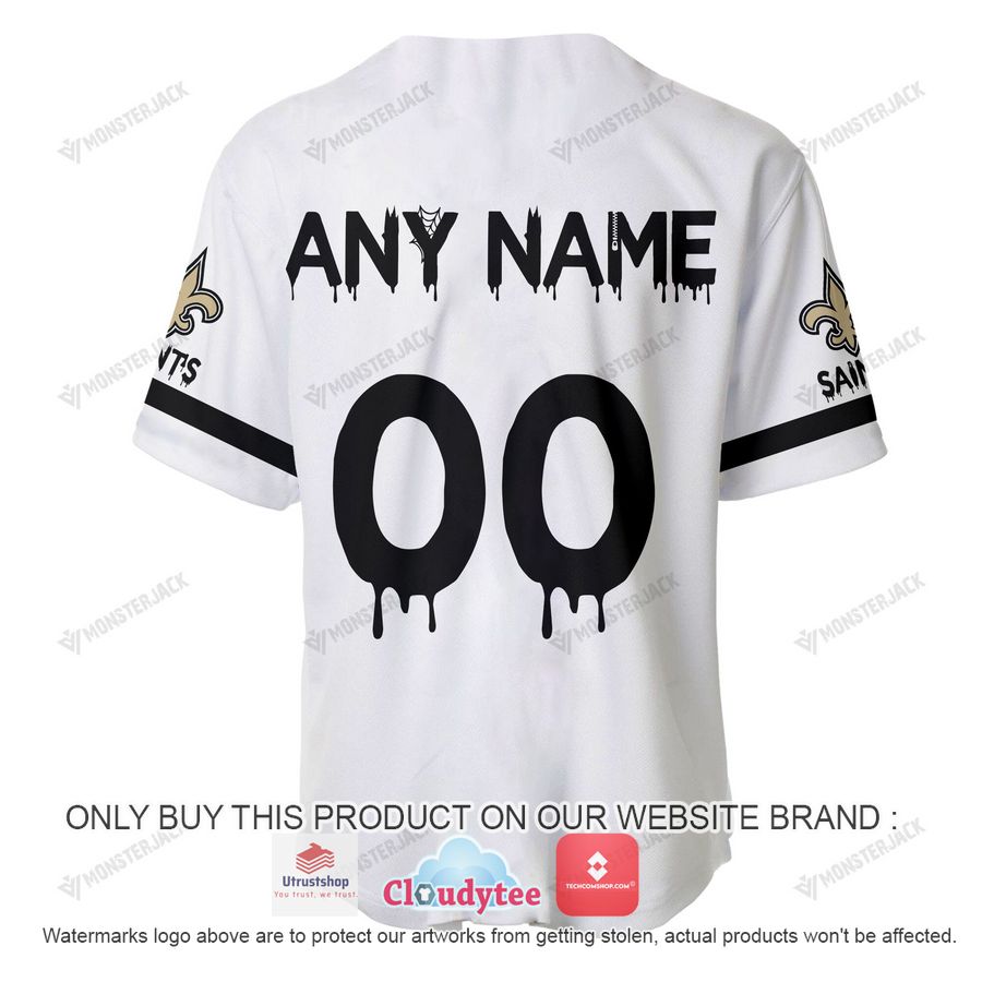 personalized halloween nfl new orleans saints michael myers baseball jersey 2 96676