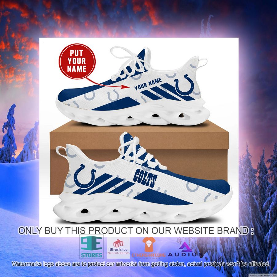 personalized indianapolis colts white max soul sneaker 2 77740