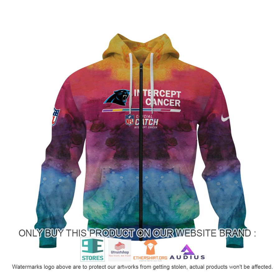 personalized intercept cancer carolina panthers hoodie shirt 3 9779