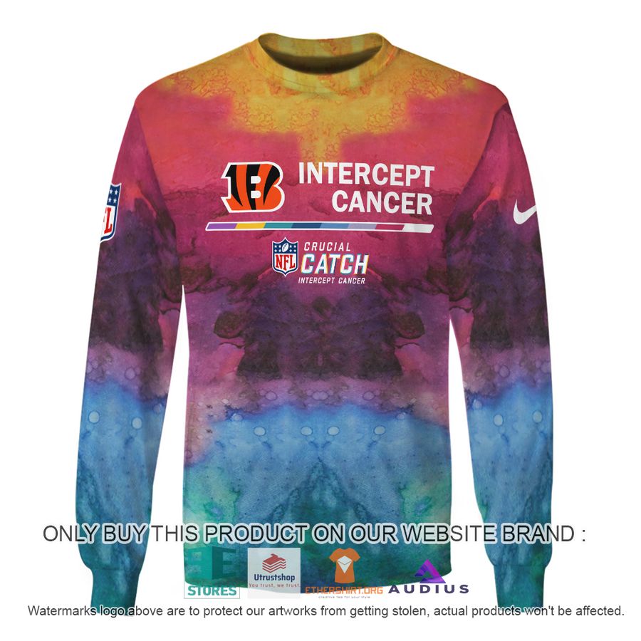 personalized intercept cancer cincinnati bengals hoodie shirt 5 15309