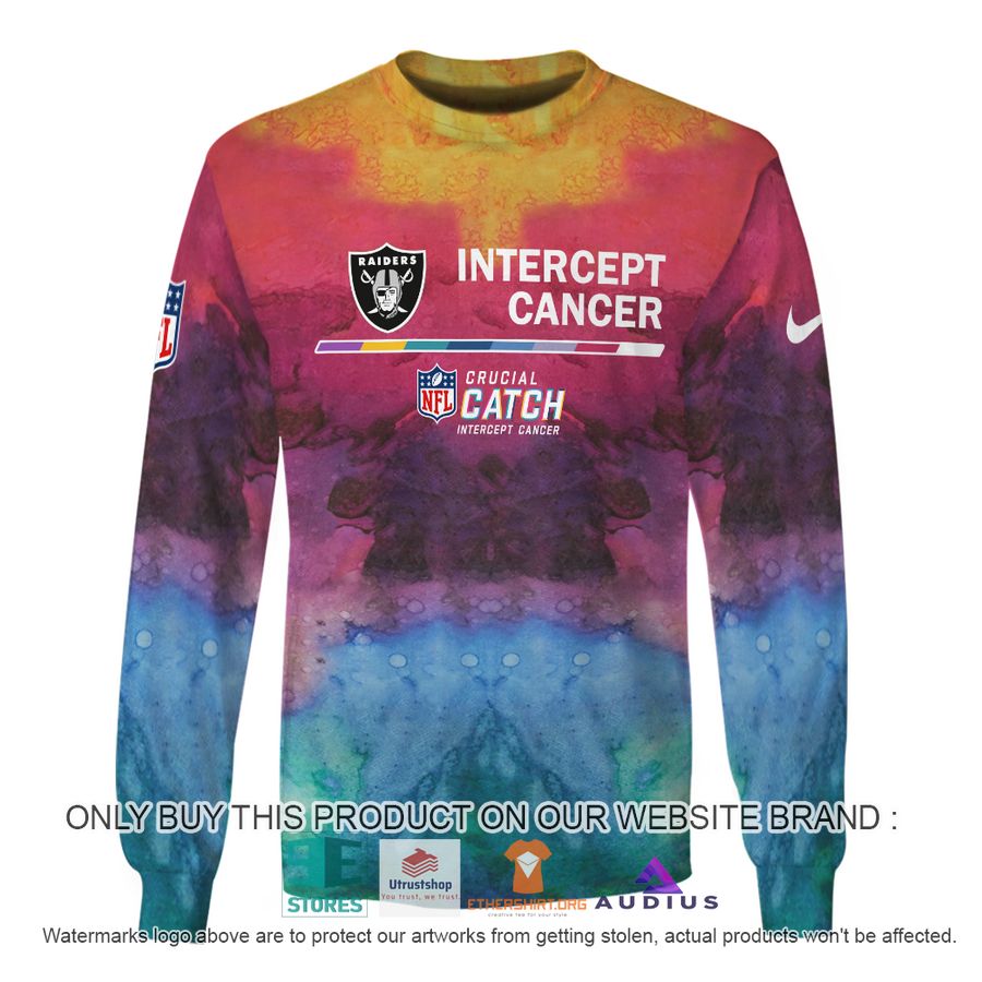 personalized intercept cancer las vegas raiders hoodie shirt 5 59855