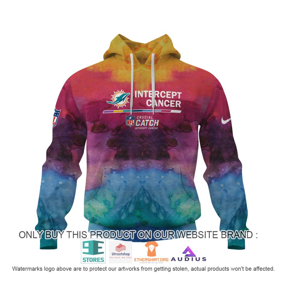personalized intercept cancer miami dolphins hoodie shirt 2 22061