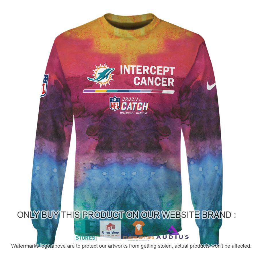 personalized intercept cancer miami dolphins hoodie shirt 5 26656