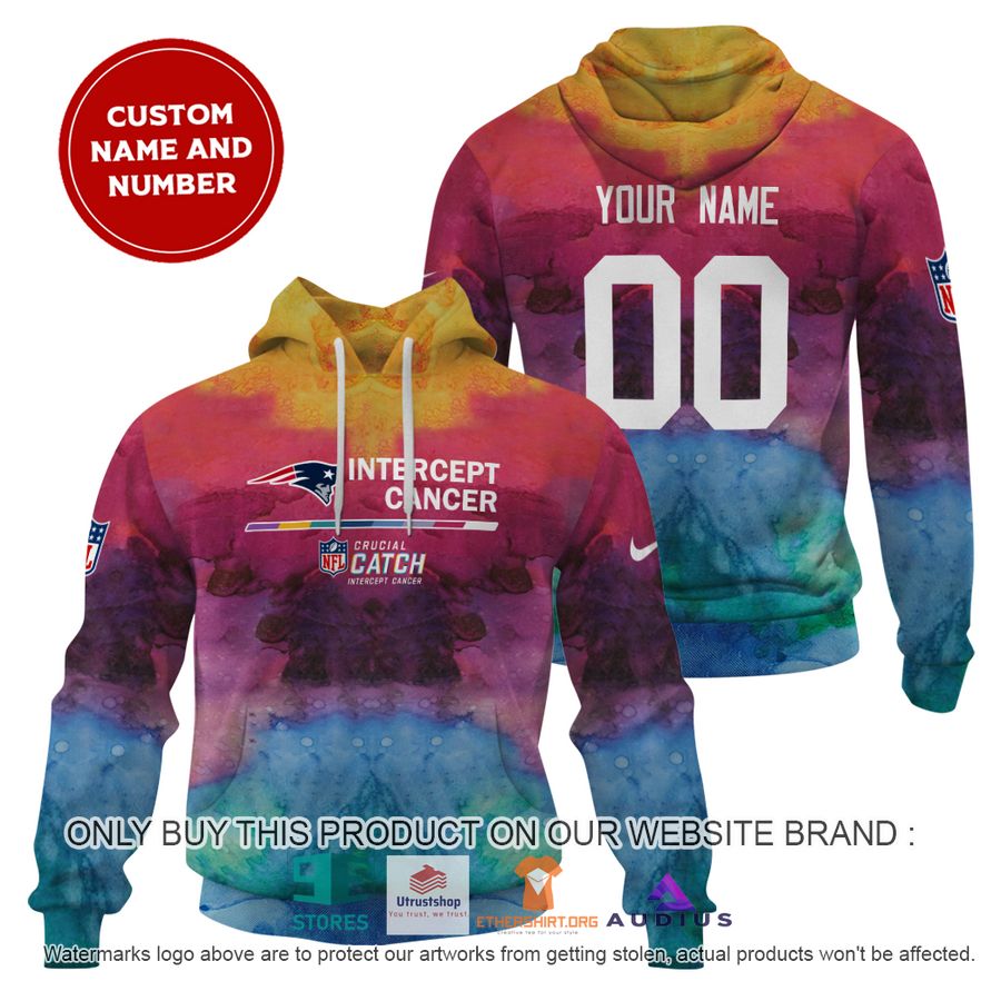 personalized intercept cancer new england patriots hoodie shirt 1 55582