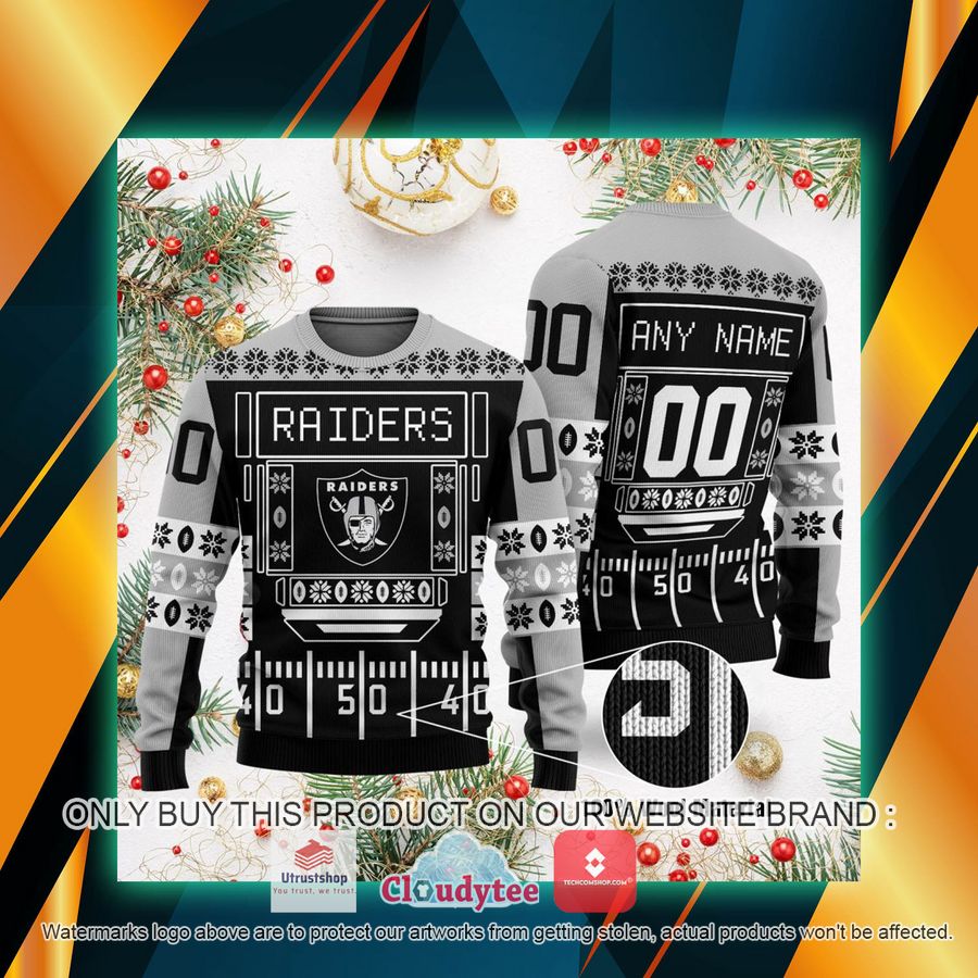 personalized las vegas raiders nfl ugly sweater 1 27346