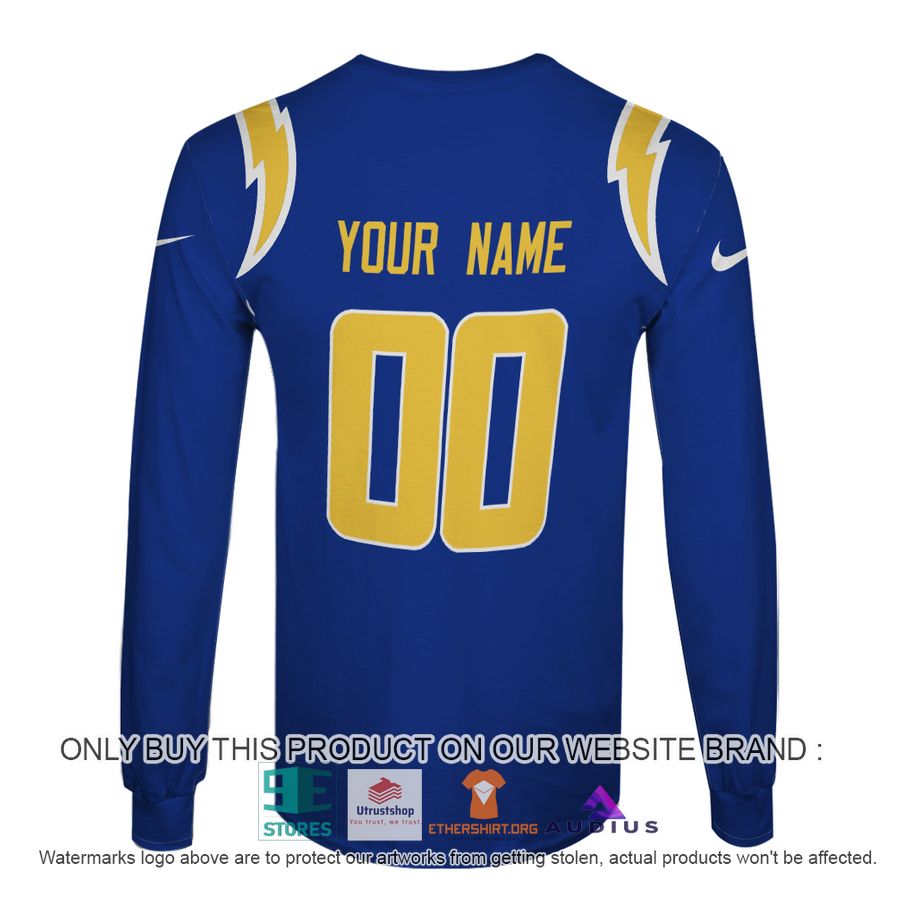 personalized los angeles chargers dark blue hoodie shirt 5 37678