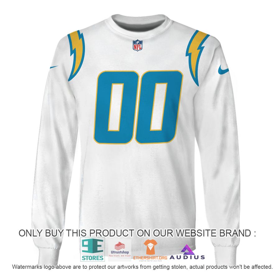 personalized los angeles chargers white hoodie shirt 5 48439