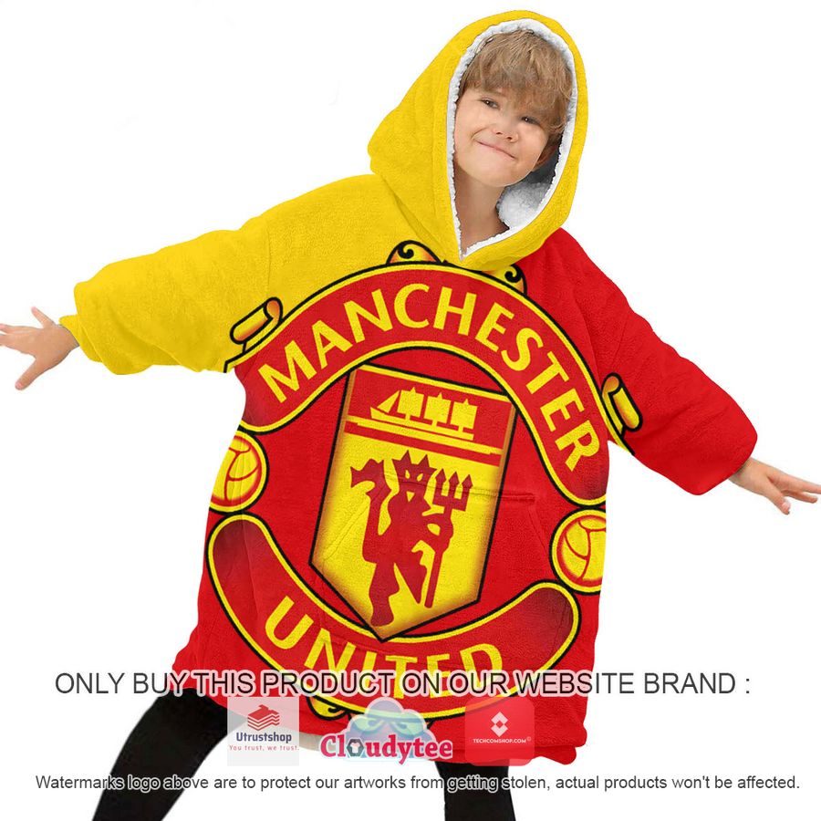 personalized manchester united oodie blanket hoodie 6 55936