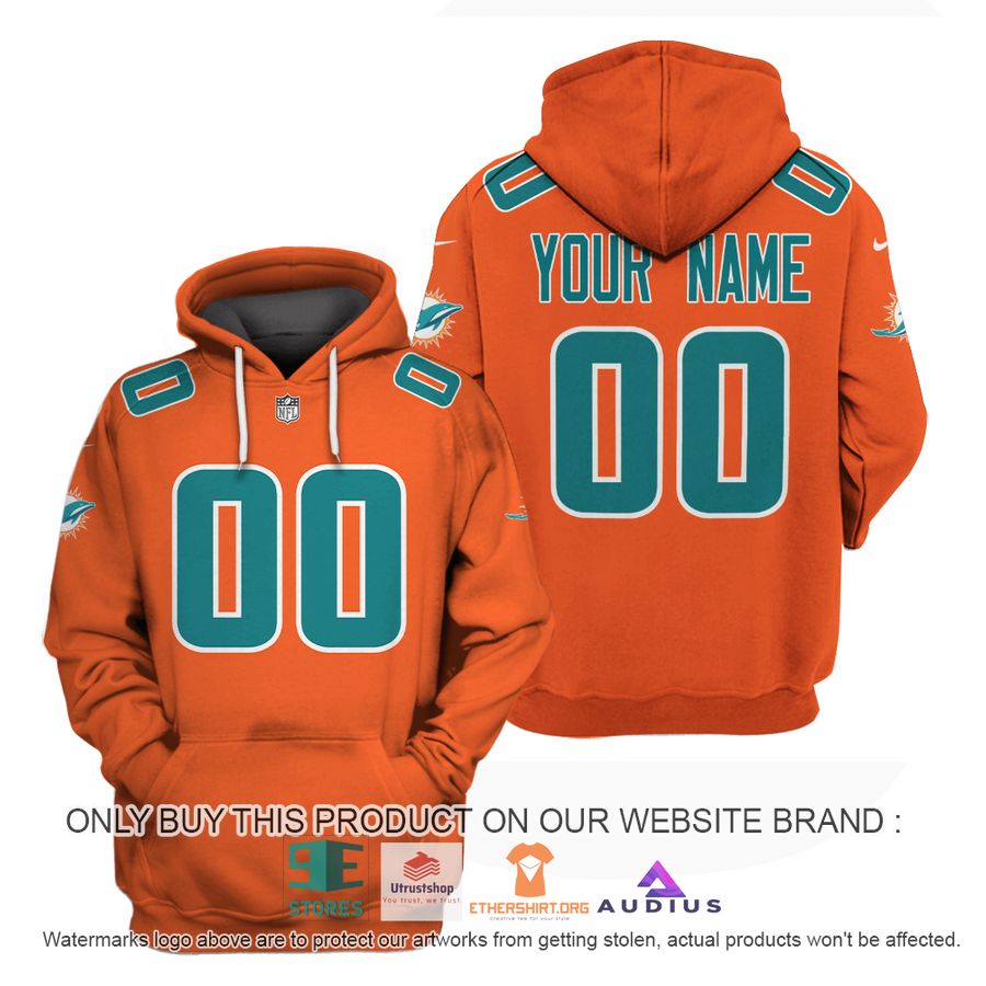 personalized miami dolphins orange hoodie shirt 1 90527