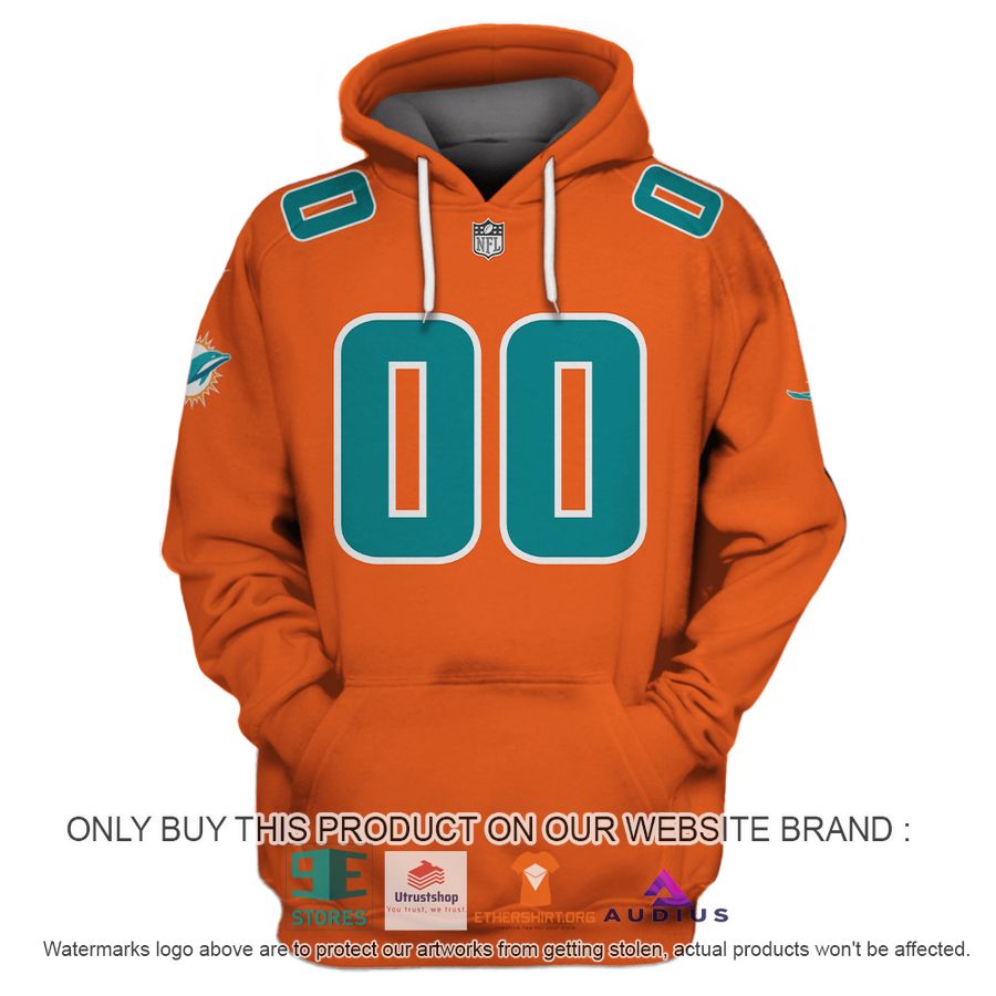 personalized miami dolphins orange hoodie shirt 2 16183