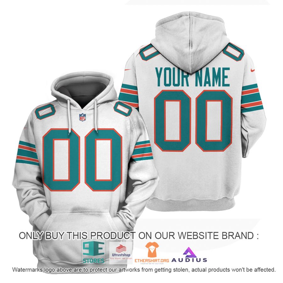 personalized miami dolphins white green hoodie shirt 1 99149