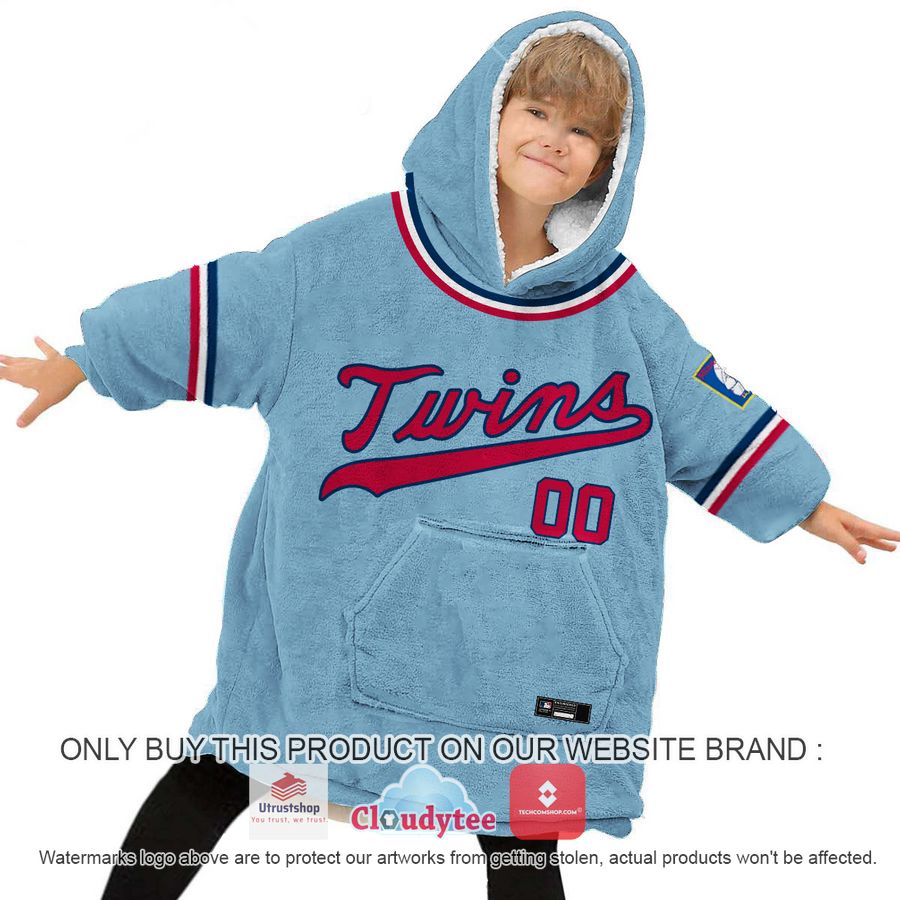 personalized minnesota twins light blue oodie blanket hoodie 6 23154