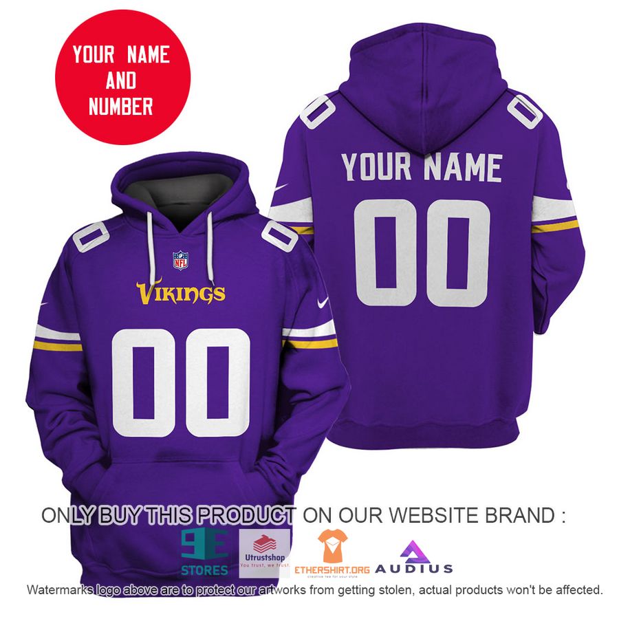 personalized minnesota vikings purple hoodie shirt 1 53501