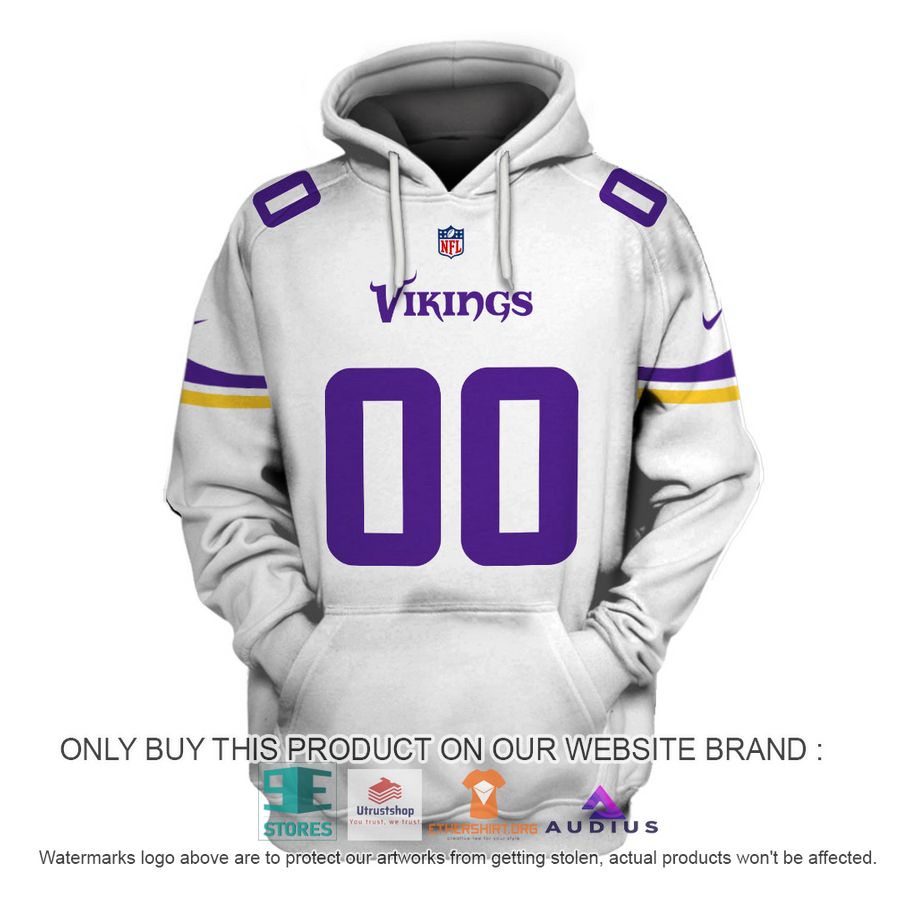 personalized minnesota vikings white purple hoodie shirt 2 31481