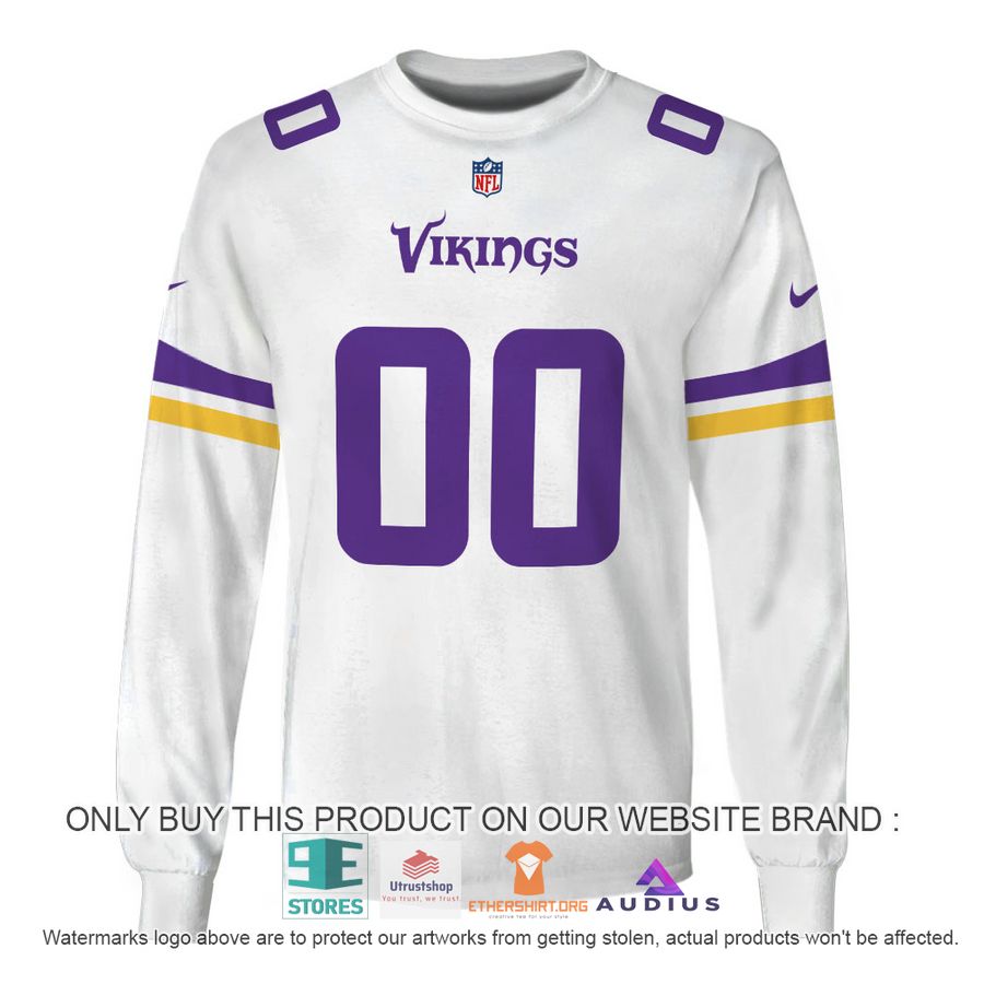 personalized minnesota vikings white purple hoodie shirt 5 25260
