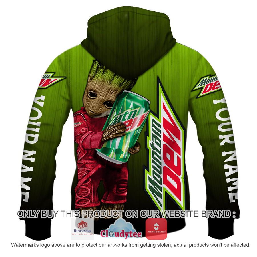 personalized mountain dew groot green 3d hoodie 3 11518