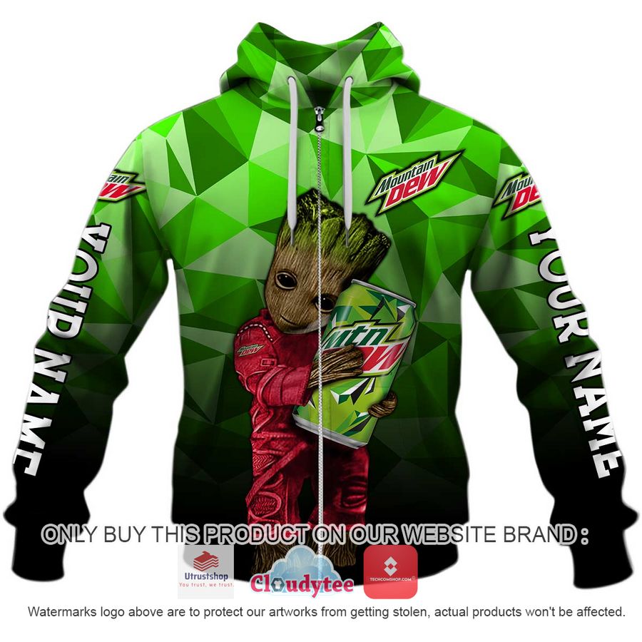 personalized mountain dew groot hoodie shirt 5 63870