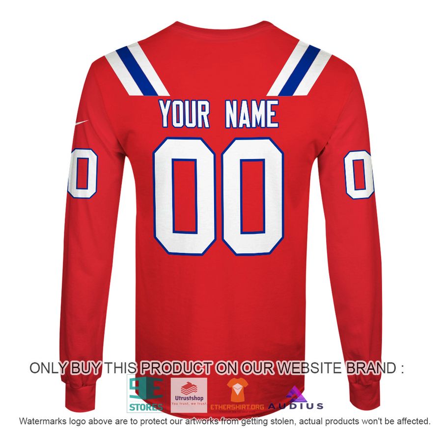 personalized new england patriots red hoodie shirt 6 57326