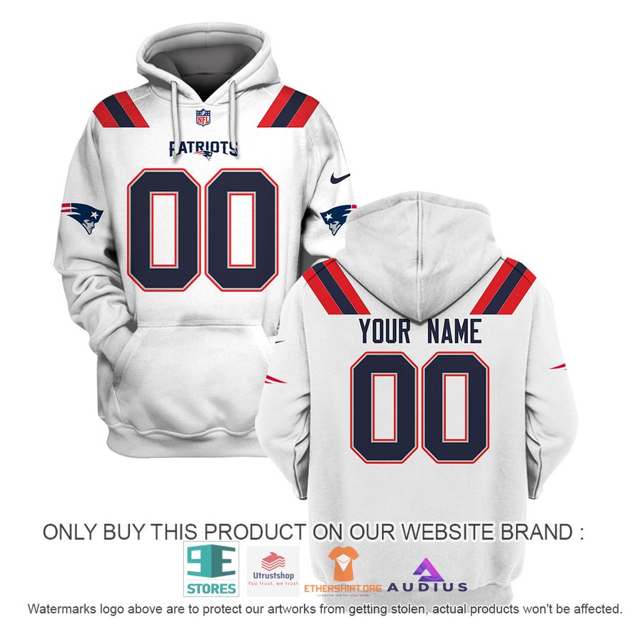 personalized new england patriots white hoodie shirt 1 28895