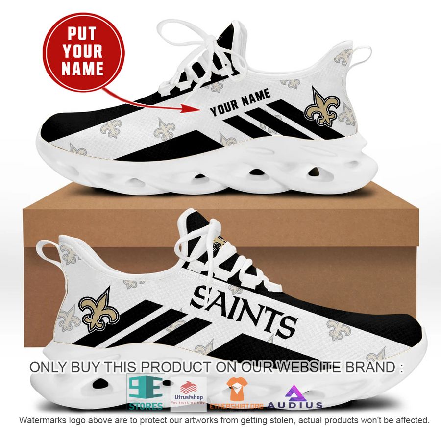 personalized new orleans saints white max soul sneaker 1 61599
